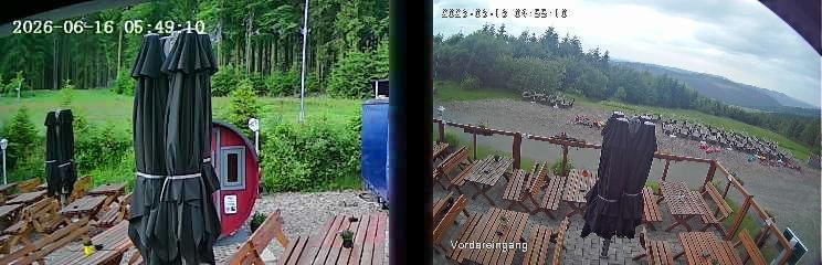 Archived image Webcam Niedersfeld - Mountain Hut Hochheide