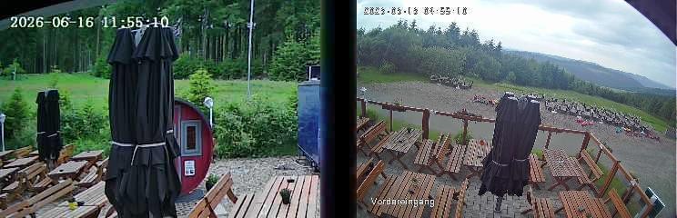 Archived image Webcam Niedersfeld - Mountain Hut Hochheide