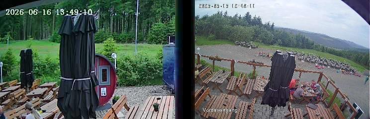 Archiv Foto Webcam Niedersfeld: Ausblick von der Hochheidehütte