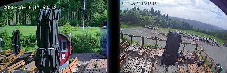 Archiv Foto Webcam Niedersfeld: Ausblick von der Hochheidehütte