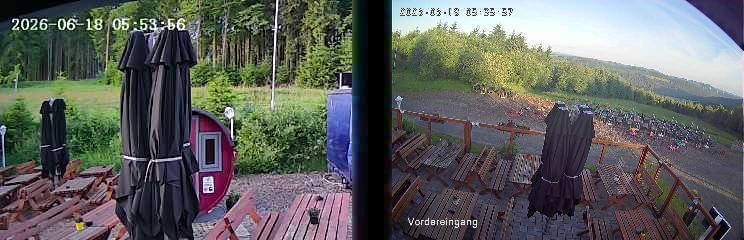 Archived image Webcam Niedersfeld - Mountain Hut Hochheide