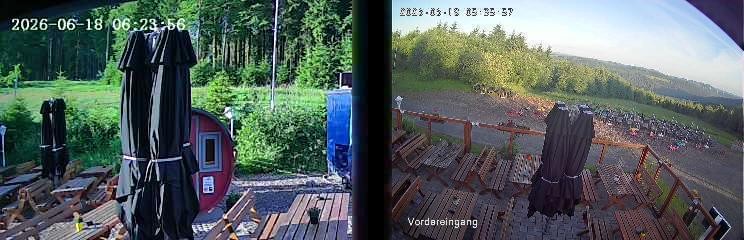 Archived image Webcam Niedersfeld - Mountain Hut Hochheide