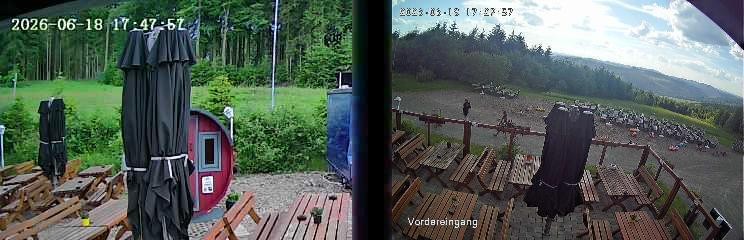 Archived image Webcam Niedersfeld - Mountain Hut Hochheide