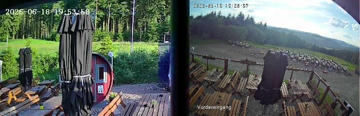 Archived image Webcam Niedersfeld - Mountain Hut Hochheide