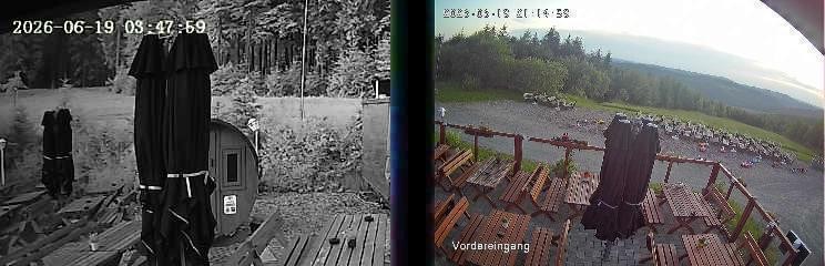 Archiv Foto Webcam Niedersfeld: Ausblick von der Hochheidehütte