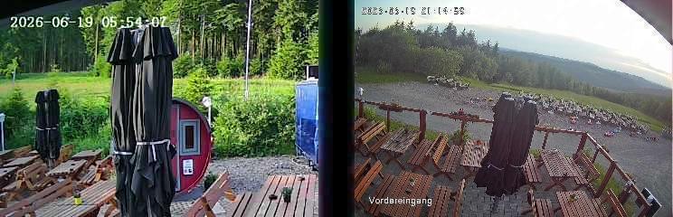 Archiv Foto Webcam Niedersfeld: Ausblick von der Hochheidehütte