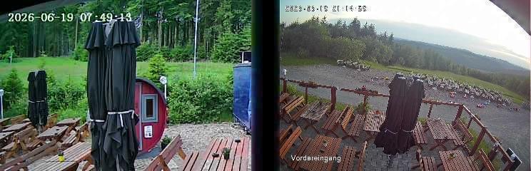 Archiv Foto Webcam Niedersfeld: Ausblick von der Hochheidehütte