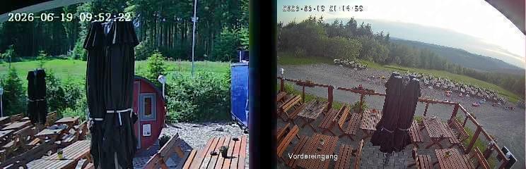 Archiv Foto Webcam Niedersfeld: Ausblick von der Hochheidehütte