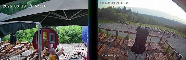 Archiv Foto Webcam Niedersfeld: Ausblick von der Hochheidehütte