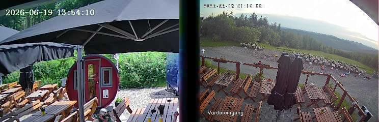 Archiv Foto Webcam Niedersfeld: Ausblick von der Hochheidehütte