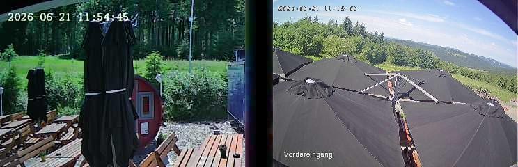 Archiv Foto Webcam Niedersfeld: Ausblick von der Hochheidehütte