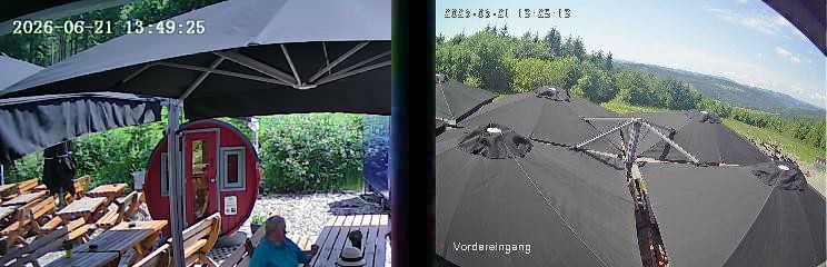 Archiv Foto Webcam Niedersfeld: Ausblick von der Hochheidehütte
