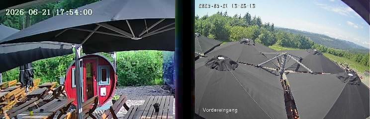 Archiv Foto Webcam Niedersfeld: Ausblick von der Hochheidehütte