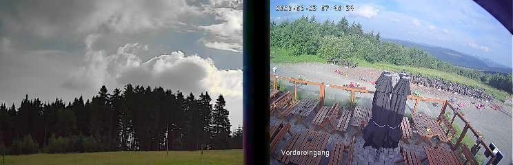 Archived image Webcam Niedersfeld - Mountain Hut Hochheide