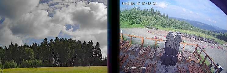 Archived image Webcam Niedersfeld - Mountain Hut Hochheide