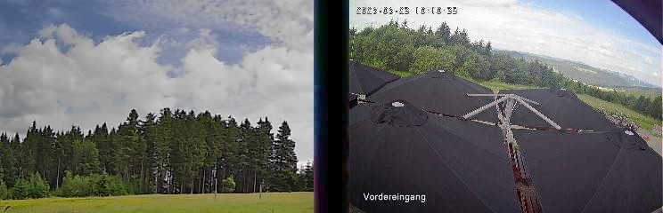 Archived image Webcam Niedersfeld - Mountain Hut Hochheide