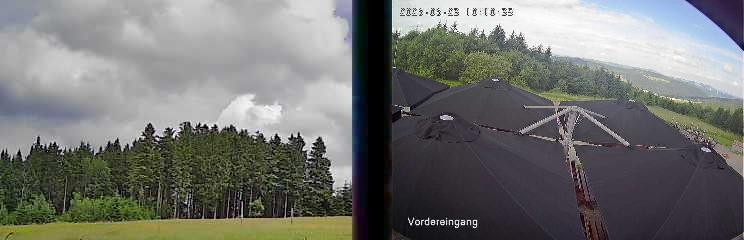 Archiv Foto Webcam Niedersfeld: Ausblick von der Hochheidehütte