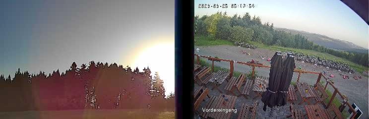 Archiv Foto Webcam Niedersfeld: Ausblick von der Hochheidehütte