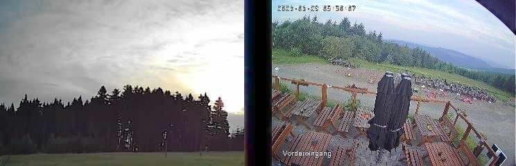 Archived image Webcam Niedersfeld - Mountain Hut Hochheide