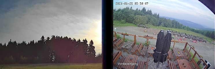 Archived image Webcam Niedersfeld - Mountain Hut Hochheide