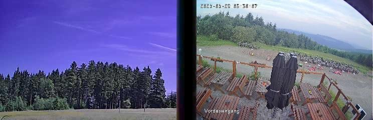 Archived image Webcam Niedersfeld - Mountain Hut Hochheide