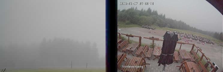 Archiv Foto Webcam Niedersfeld: Ausblick von der Hochheidehütte