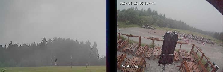 Archiv Foto Webcam Niedersfeld: Ausblick von der Hochheidehütte