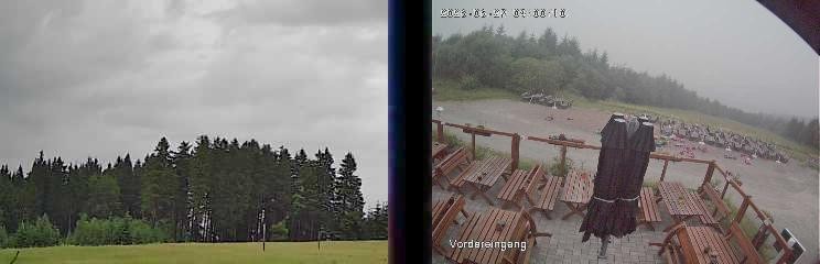 Archiv Foto Webcam Niedersfeld: Ausblick von der Hochheidehütte