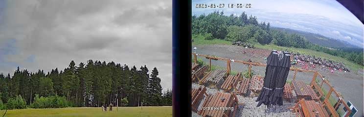 Archiv Foto Webcam Niedersfeld: Ausblick von der Hochheidehütte