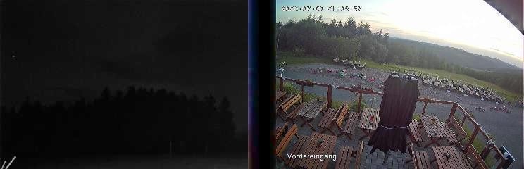 Archived image Webcam Niedersfeld - Mountain Hut Hochheide
