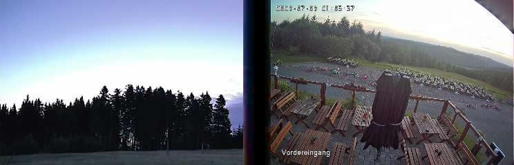 Archived image Webcam Niedersfeld - Mountain Hut Hochheide