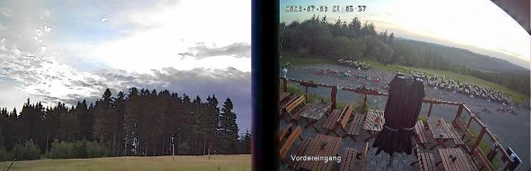 Archived image Webcam Niedersfeld - Mountain Hut Hochheide