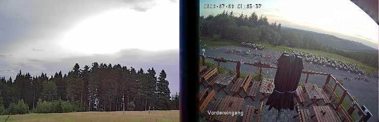 Archived image Webcam Niedersfeld - Mountain Hut Hochheide