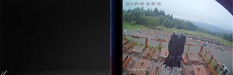 Archiv Foto Webcam Niedersfeld: Ausblick von der Hochheidehütte