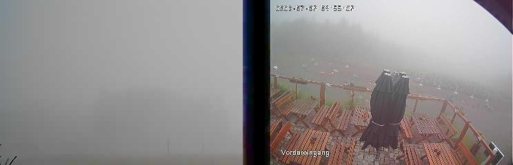 Archiv Foto Webcam Niedersfeld: Ausblick von der Hochheidehütte