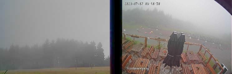 Archived image Webcam Niedersfeld - Mountain Hut Hochheide