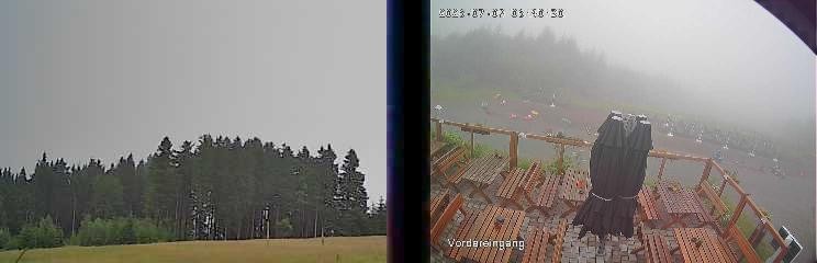 Archived image Webcam Niedersfeld - Mountain Hut Hochheide