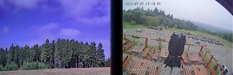 Archived image Webcam Niedersfeld - Mountain Hut Hochheide