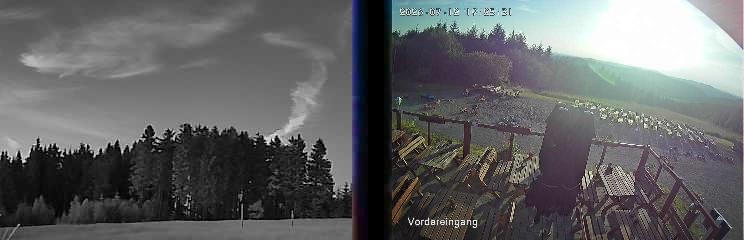 Archived image Webcam Niedersfeld - Mountain Hut Hochheide