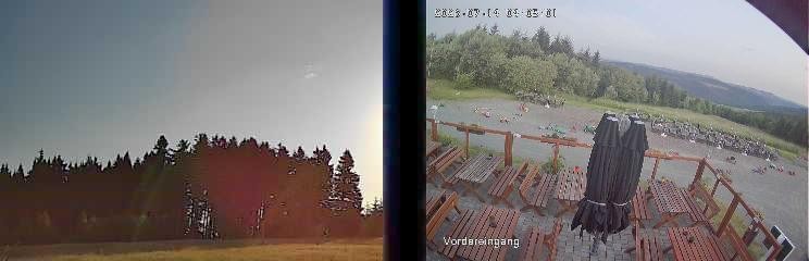 Archiv Foto Webcam Niedersfeld: Ausblick von der Hochheidehütte