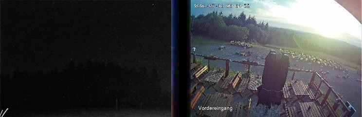 Archiv Foto Webcam Niedersfeld: Ausblick von der Hochheidehütte
