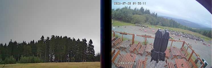 Archiv Foto Webcam Niedersfeld: Ausblick von der Hochheidehütte