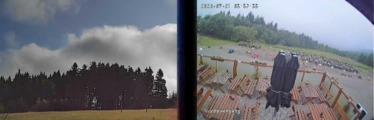 Archived image Webcam Niedersfeld - Mountain Hut Hochheide