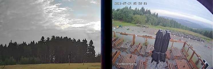 Archived image Webcam Niedersfeld - Mountain Hut Hochheide