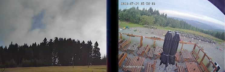Archived image Webcam Niedersfeld - Mountain Hut Hochheide