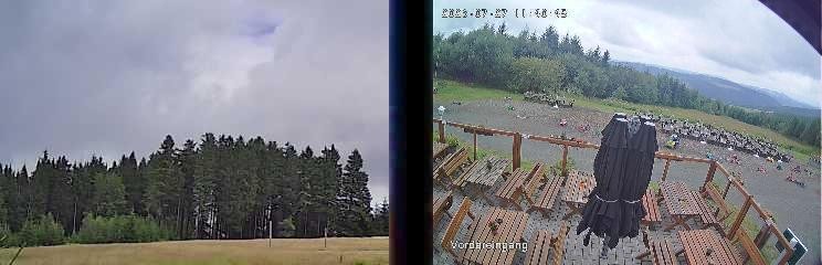 Archiv Foto Webcam Niedersfeld: Ausblick von der Hochheidehütte