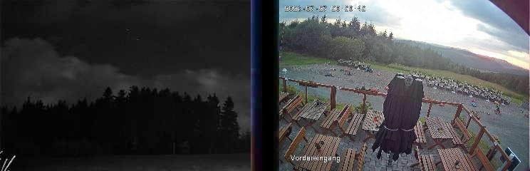 Archiv Foto Webcam Niedersfeld: Ausblick von der Hochheidehütte