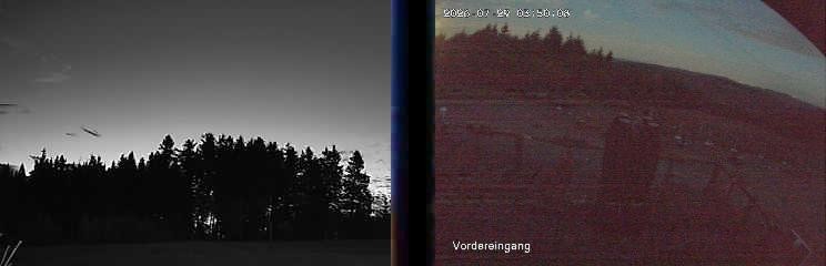 Archived image Webcam Niedersfeld - Mountain Hut Hochheide
