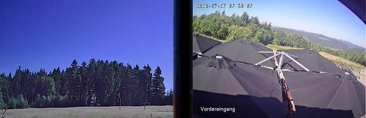 Archiv Foto Webcam Niedersfeld: Ausblick von der Hochheidehütte