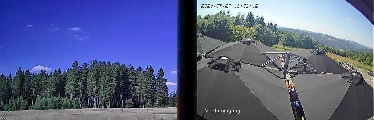 Archiv Foto Webcam Niedersfeld: Ausblick von der Hochheidehütte